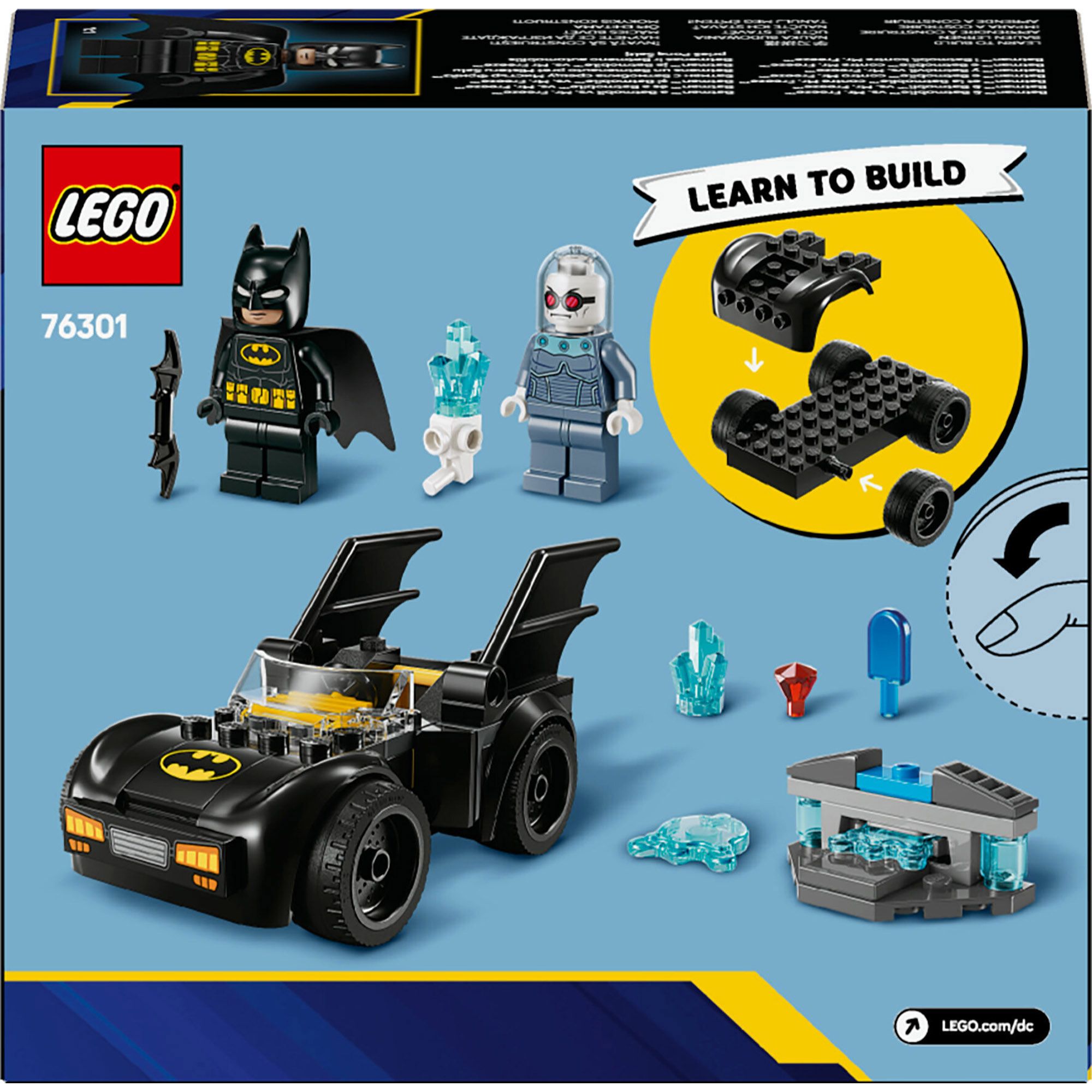 LEGO DC 76301 Batman e Batmobile Contro Mr. Freeze - DC Comics, LEGO