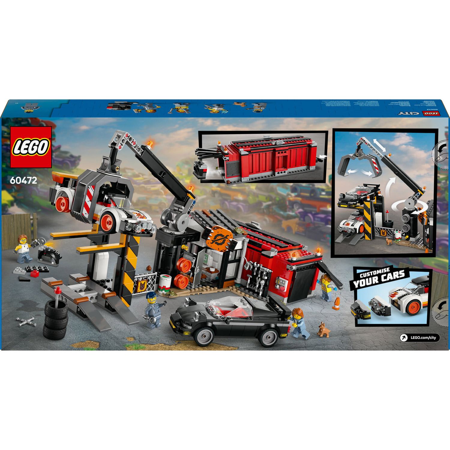 LEGO City 60472 Sfasciacarrozze con Auto - LEGO