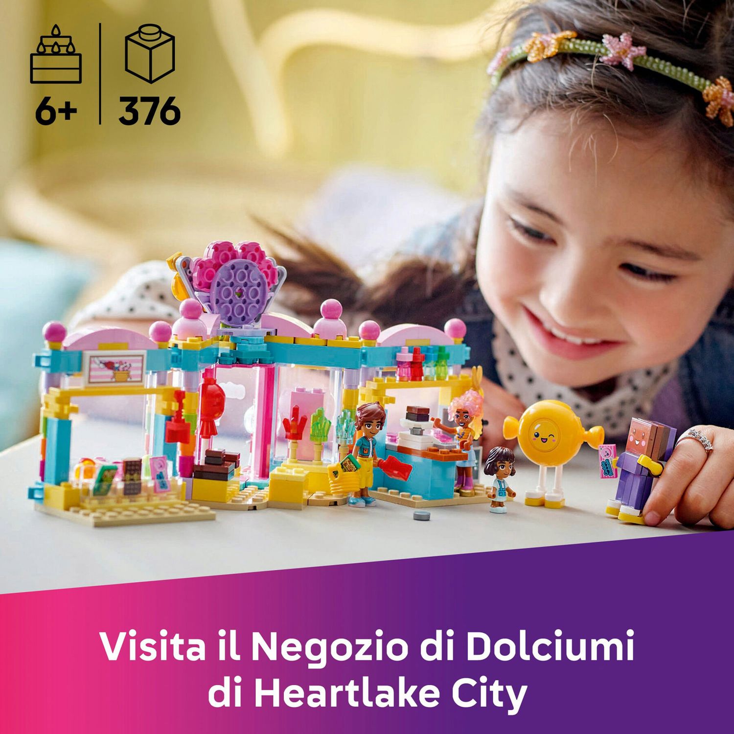 LEGO Friends 42649 Negozio di Dolciumi di Heartlake City - LEGO