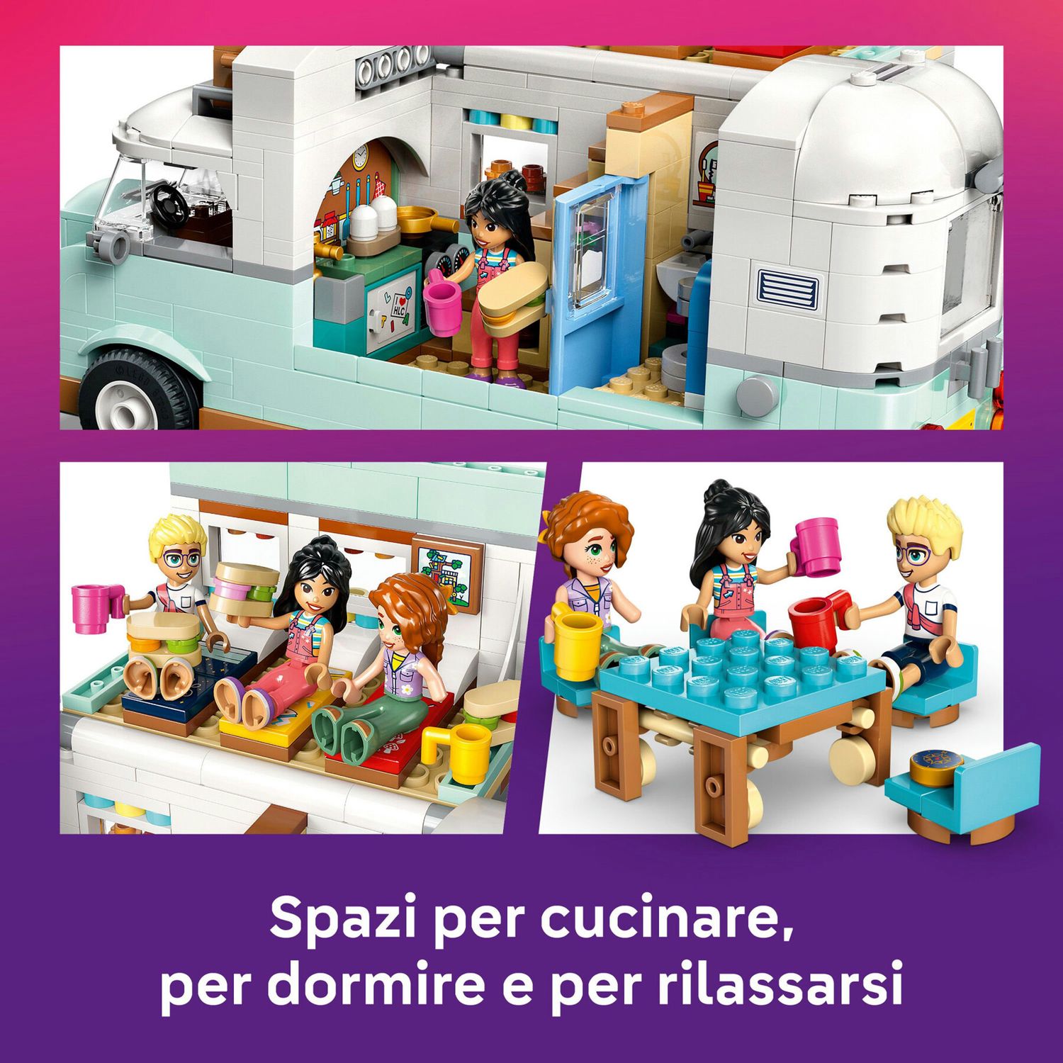 LEGO Friends 42663 Avventura Sul Camper Dell’Amicizia - LEGO