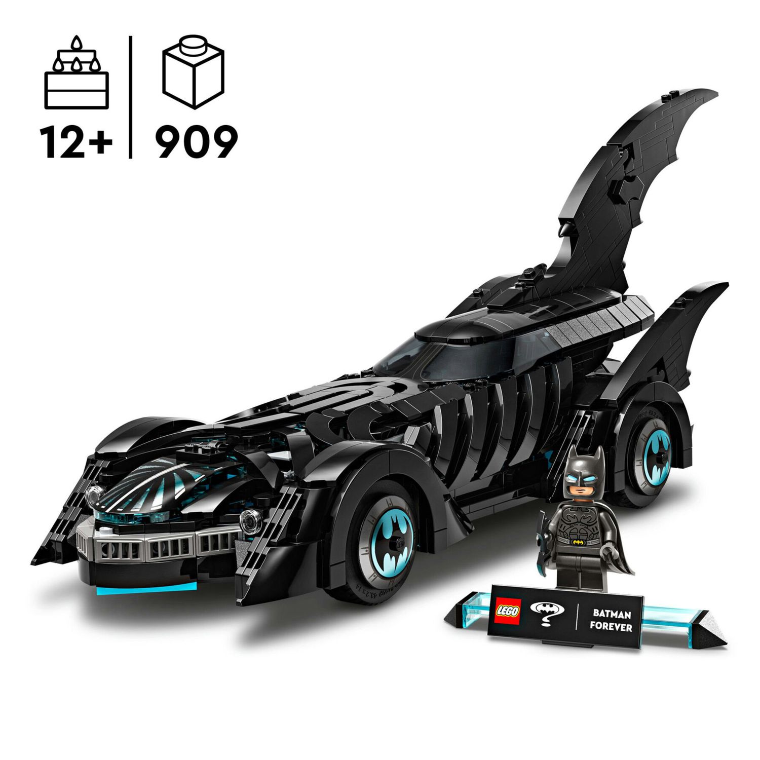 LEGO DC 76304 Batmobile Batman Forever con Minifigure 12+ - DC Comics, LEGO