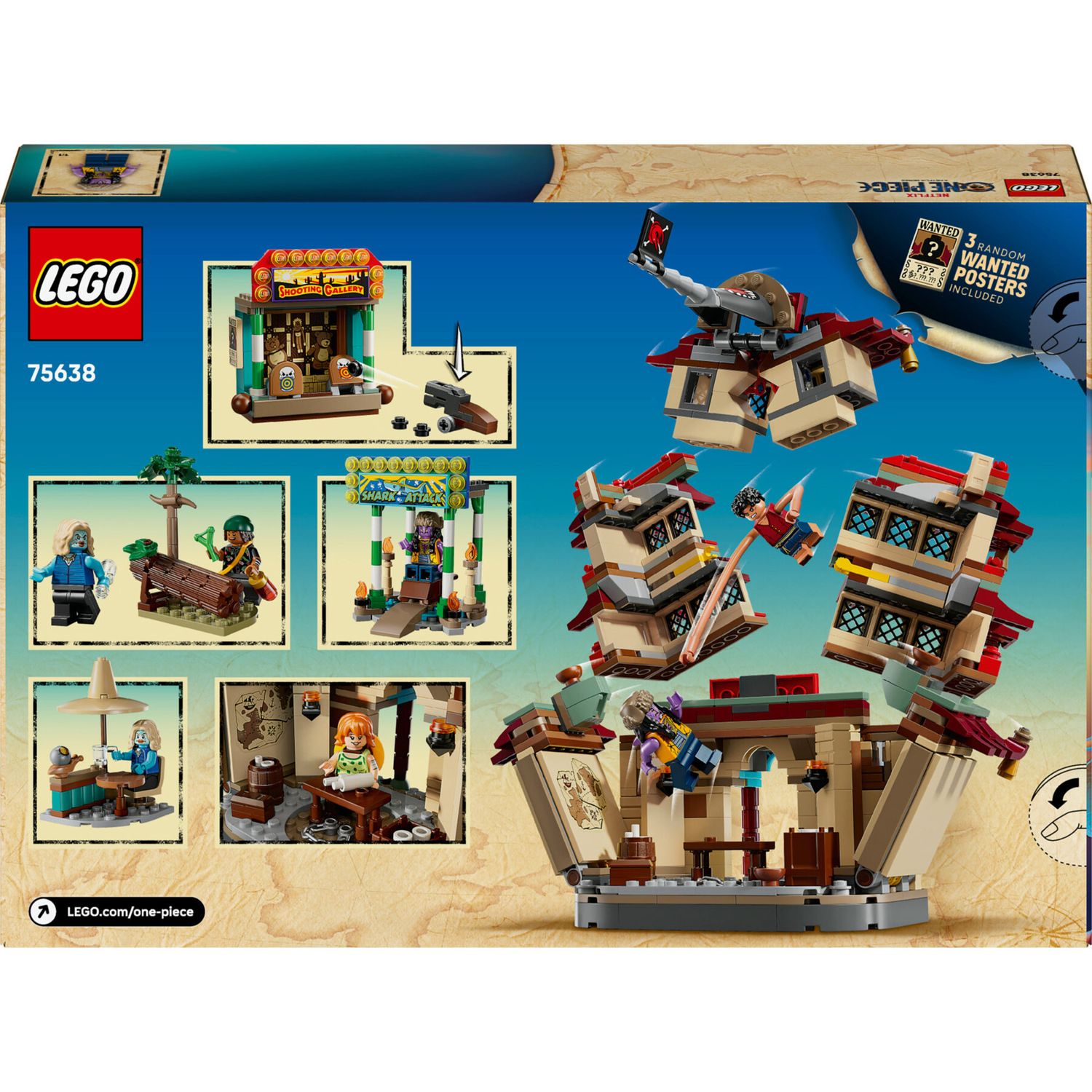 LEGO One Piece 75638 Battaglia Ad Arlong Park con 5 Figure - One Piece, LEGO