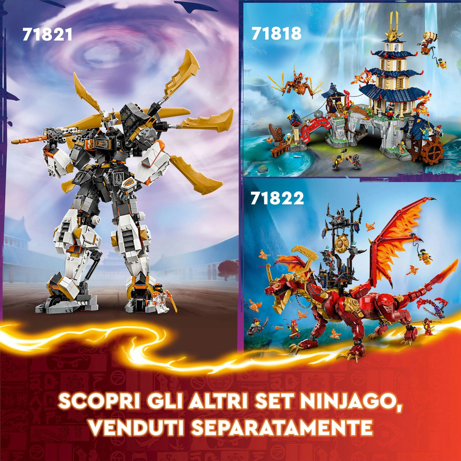 LEGO Ninjago 71818 Torneo: Arena di Battaglia - LEGO