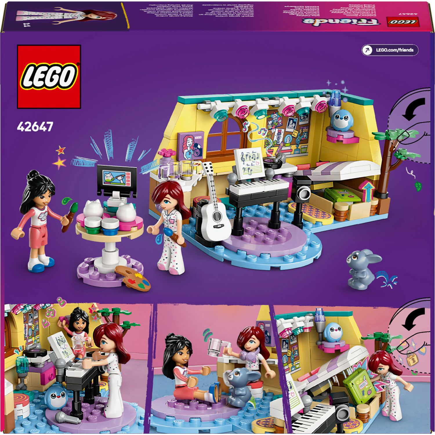 LEGO Friends 42647 La Cameretta di Paisley - LEGO