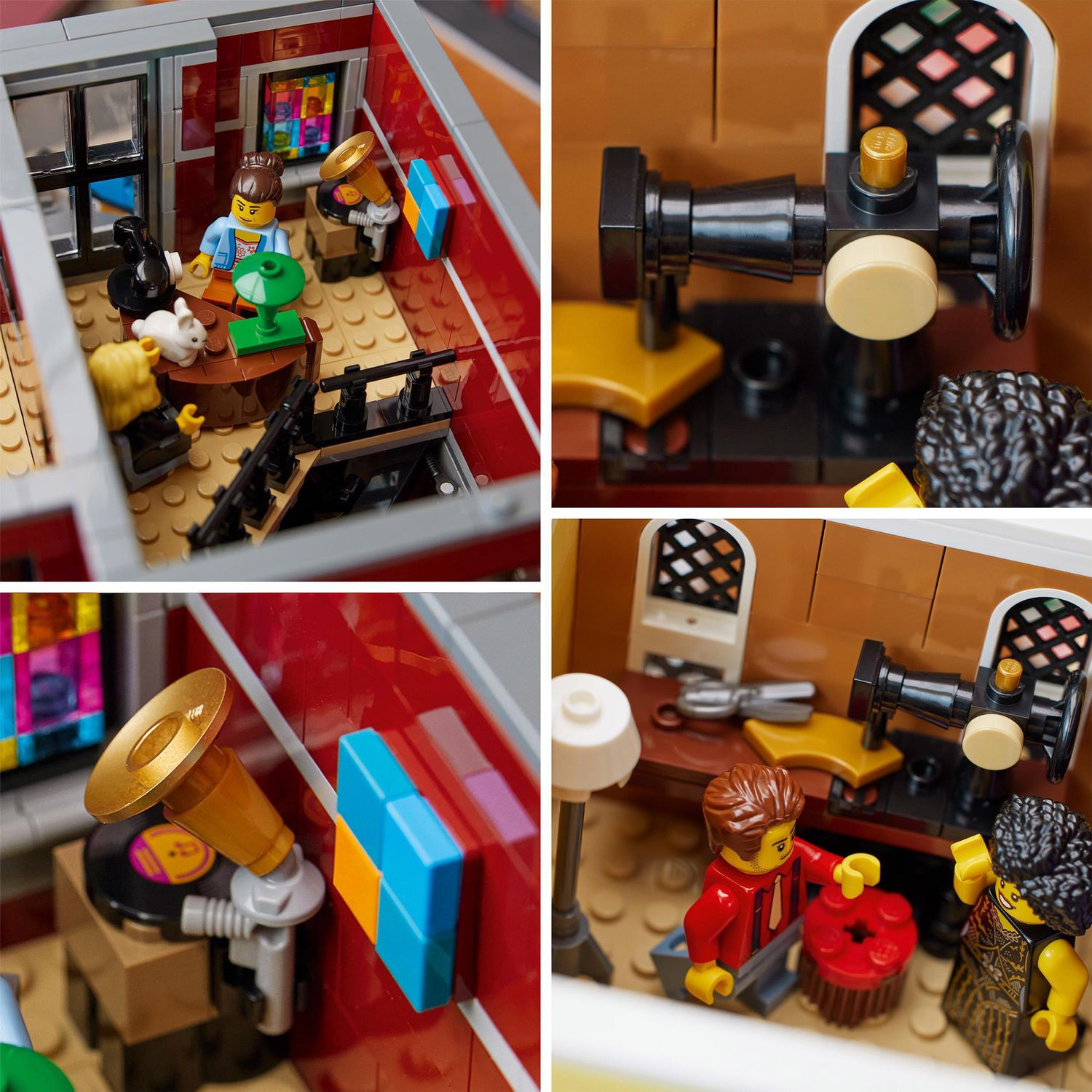 LEGO Icons 10312 Jazz Club con Modulare e Palco - LEGO