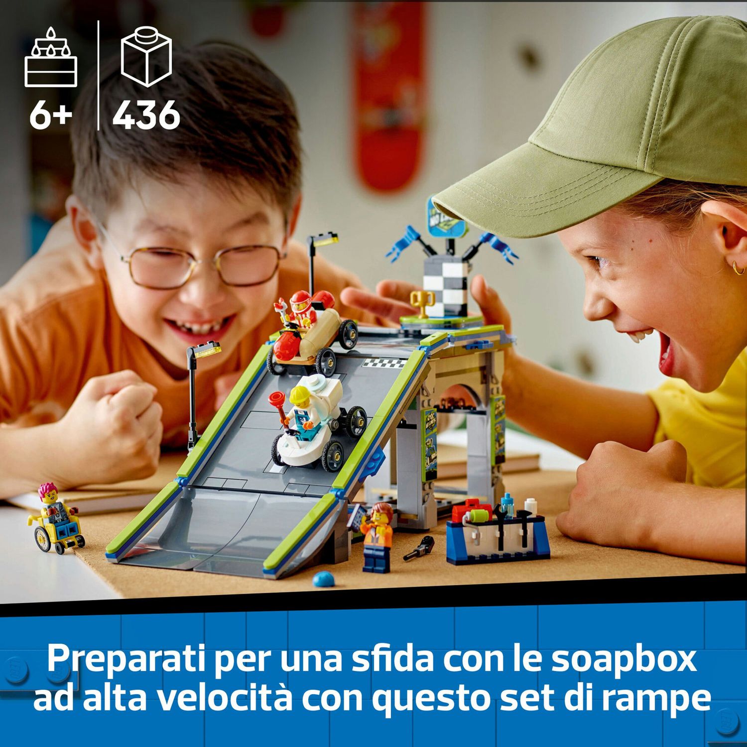 LEGO City 60460 Nessun Limite: Gara Sulla Pista A Rampe - LEGO