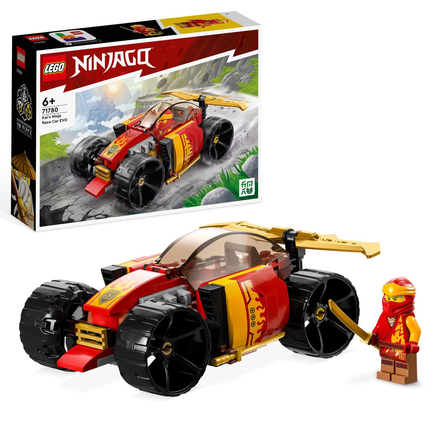 LEGO Ninjago 71780 Auto Da Corsa Ninja di Kai Evolution - LEGO