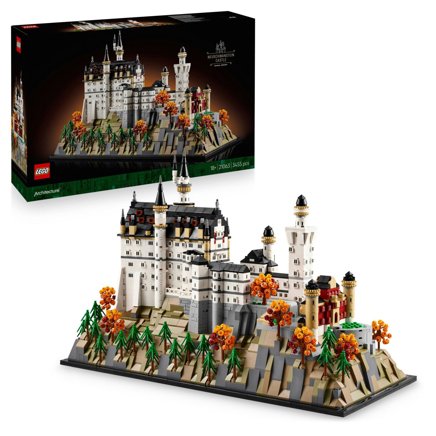 LEGO Architecture 21063 Castello Neuschwanstein Da Esposizione - LEGO