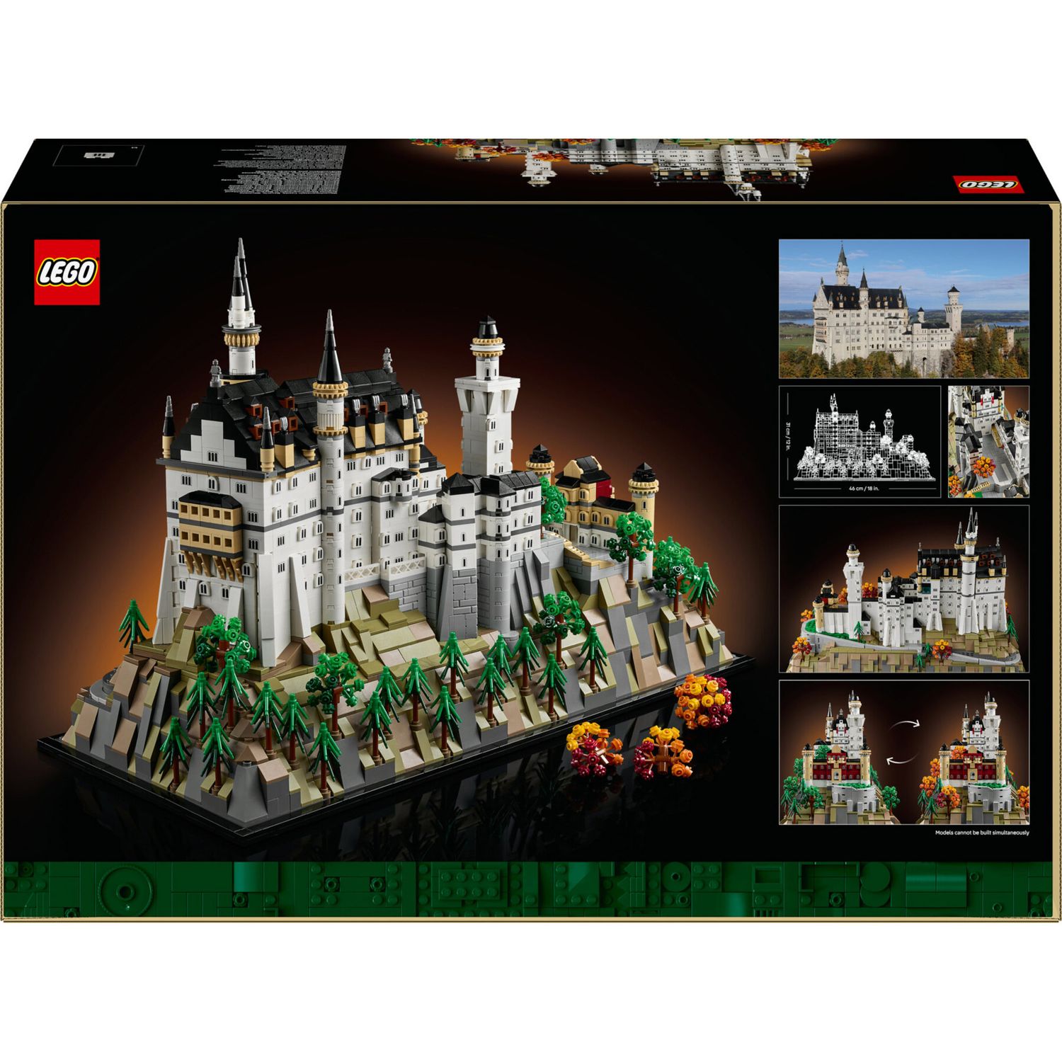 LEGO Architecture 21063 Castello Neuschwanstein Da Esposizione - LEGO