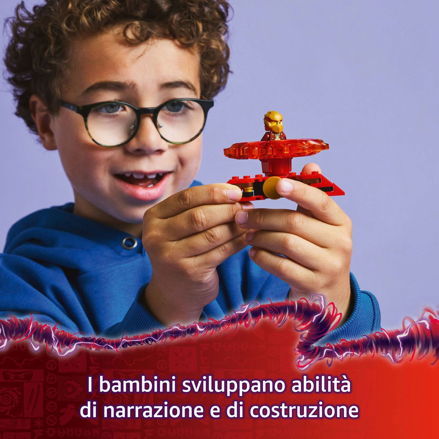 LEGO Ninjago 71823 Spinner Del Drago Spinjitzu di Kai - LEGO