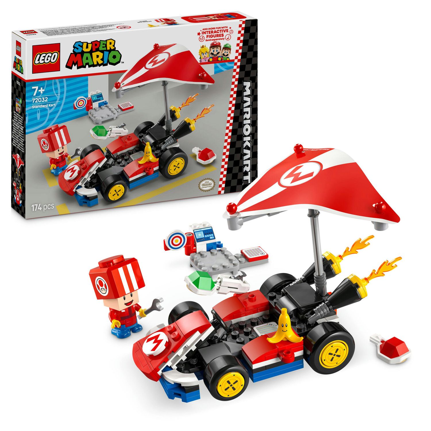 LEGO Super Mario 72032 Mario Kart : Kart Standard - LEGO, Super Mario