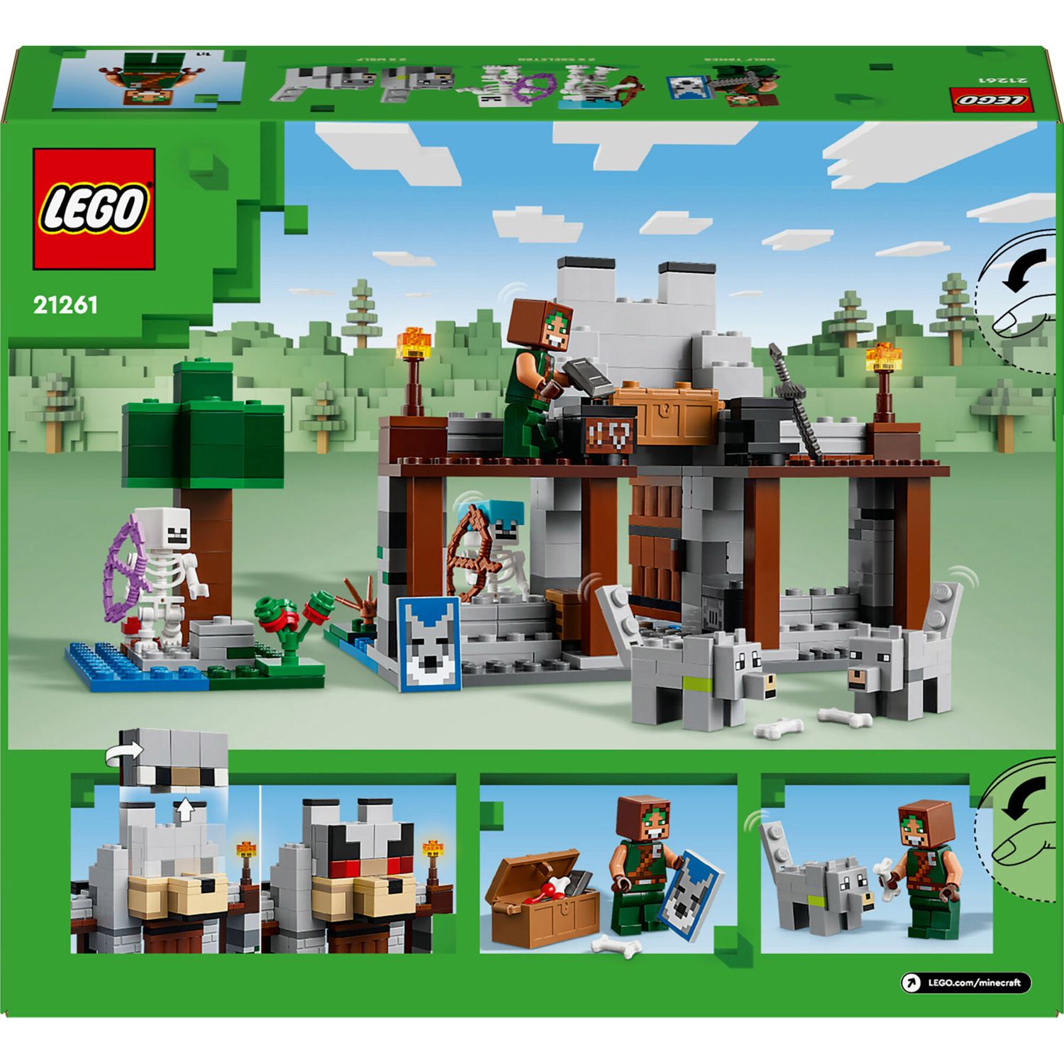 LEGO Minecraft 21261 Il Castello Del Lupo - LEGO, Minecraft