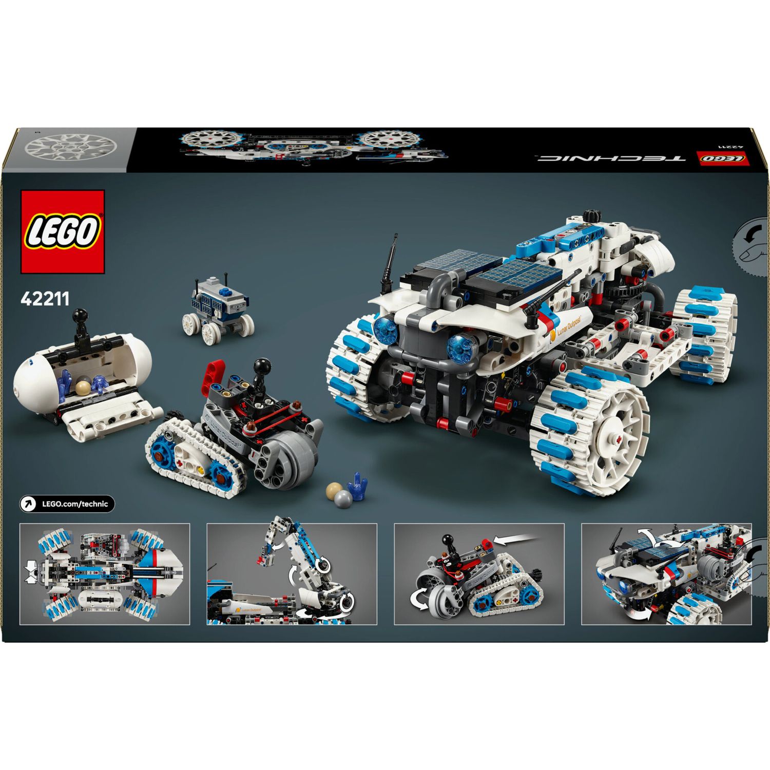 LEGO Technic 42211 Rover Lunare Lunar Outpost Interattivo - LEGO