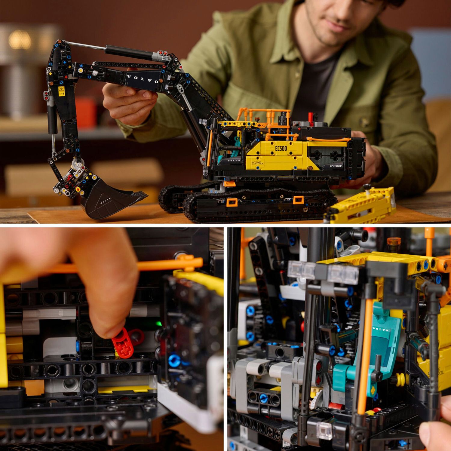 LEGO Technic 42215 Escavatore Volvo Ec500 Hybrid Motorizzato - LEGO