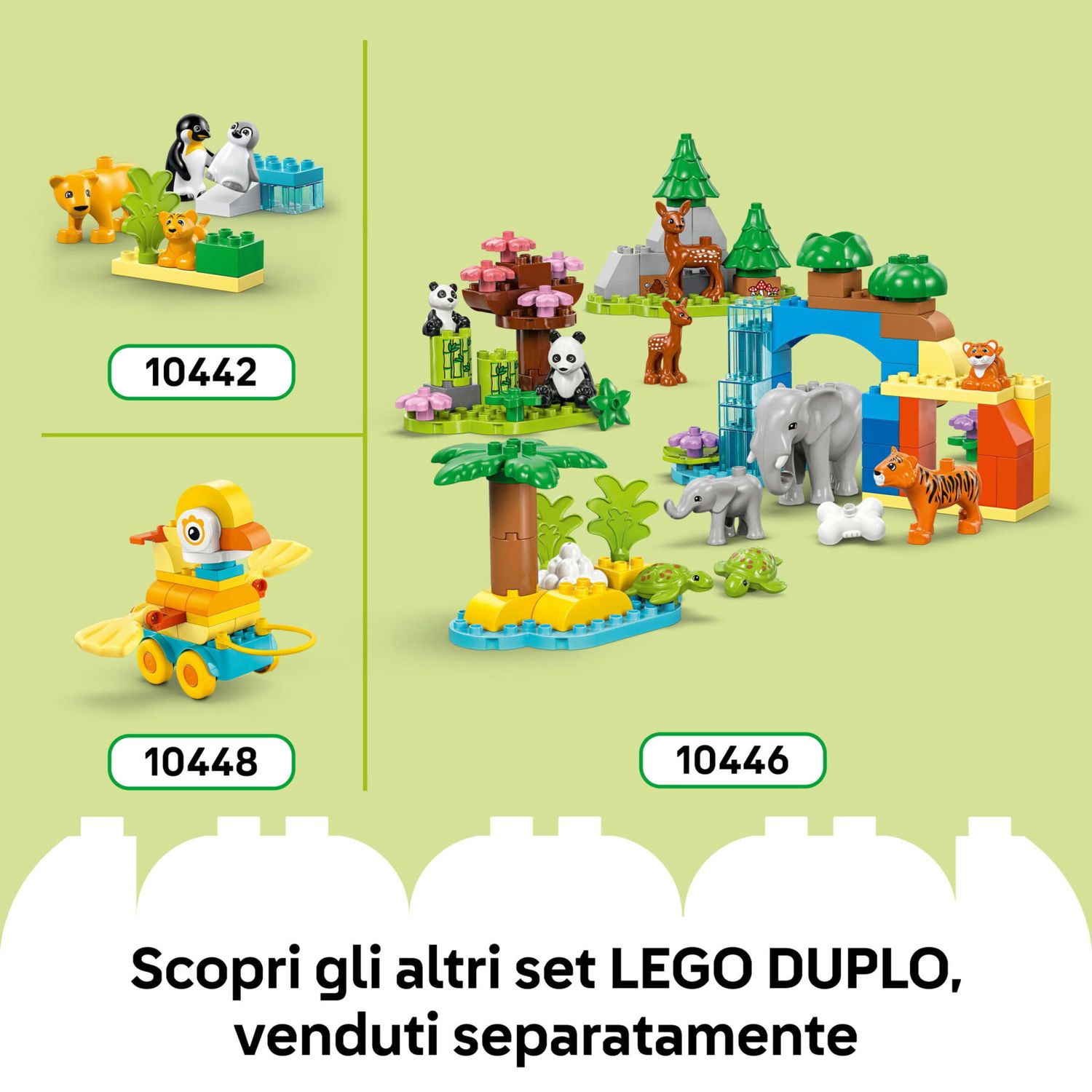LEGO Duplo 10451 Dinosauri Ruote 3 in 1: Costruisci 3 Coppie - LEGO