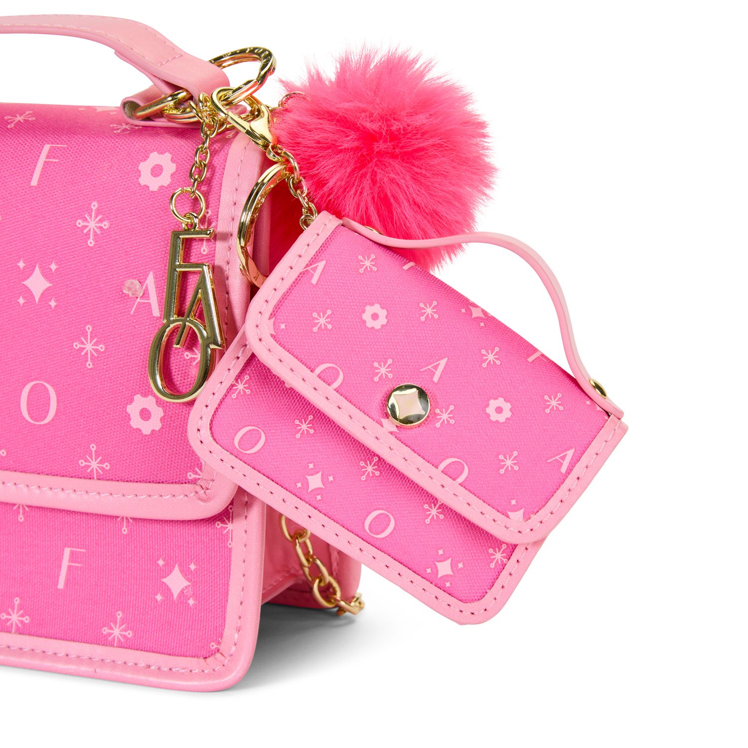 Mini Borsa rotonda Mercer, charme portachiavi - FAO Schwarz