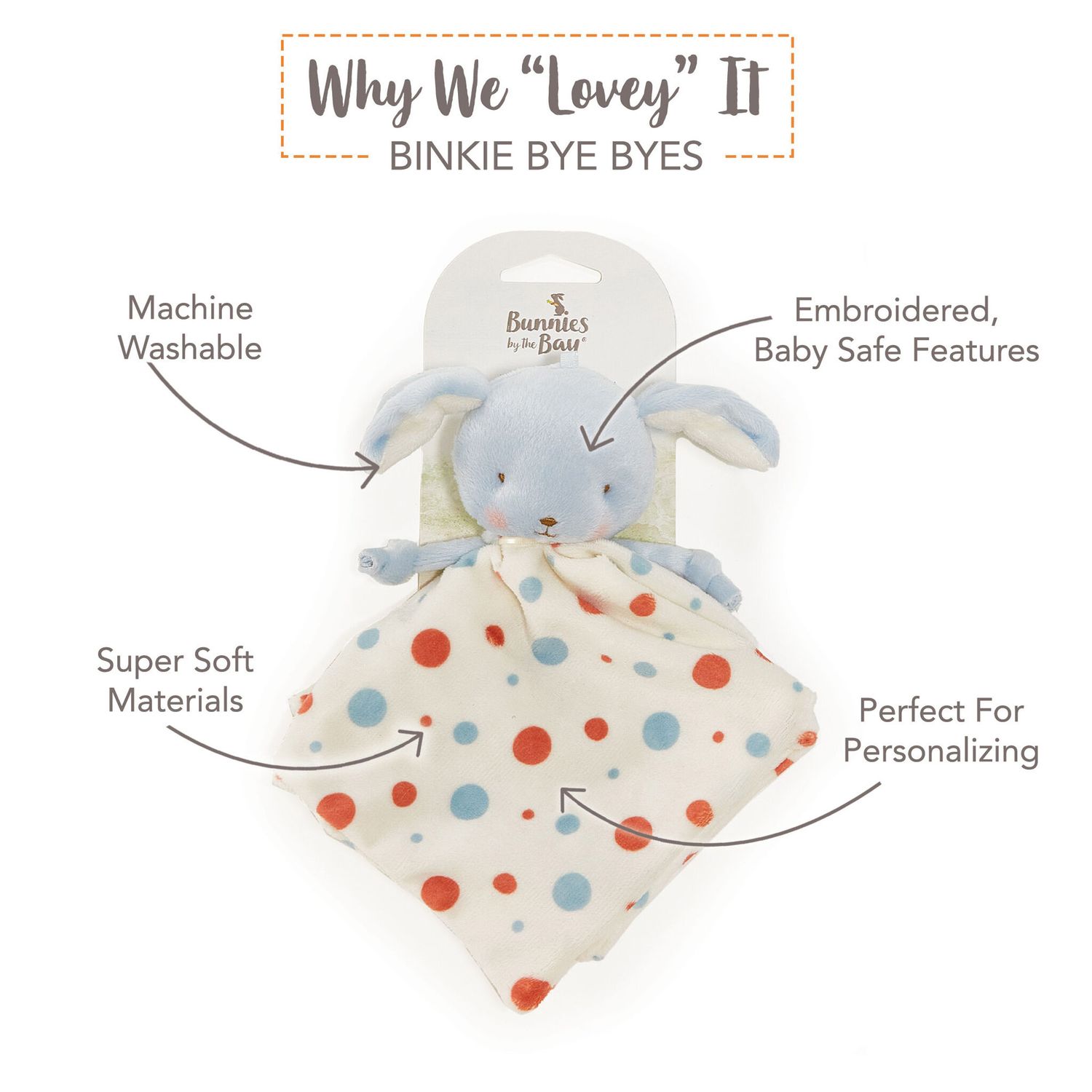 Doudou Skipit Binkie Bye Bye - Bunnies By The Bay