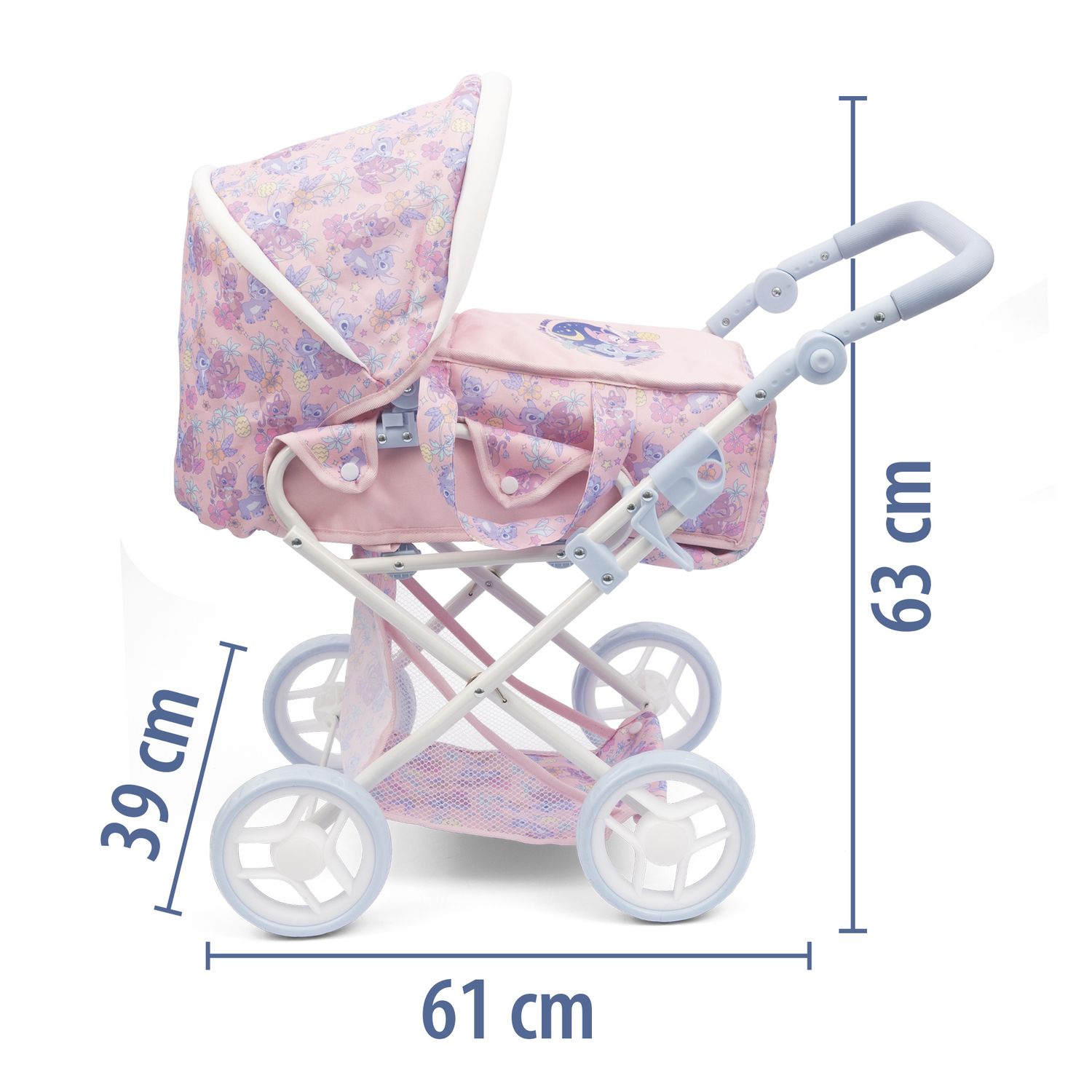 Carrozzina per bambole 3 in 1 Disney Stitch - Disney Stitch