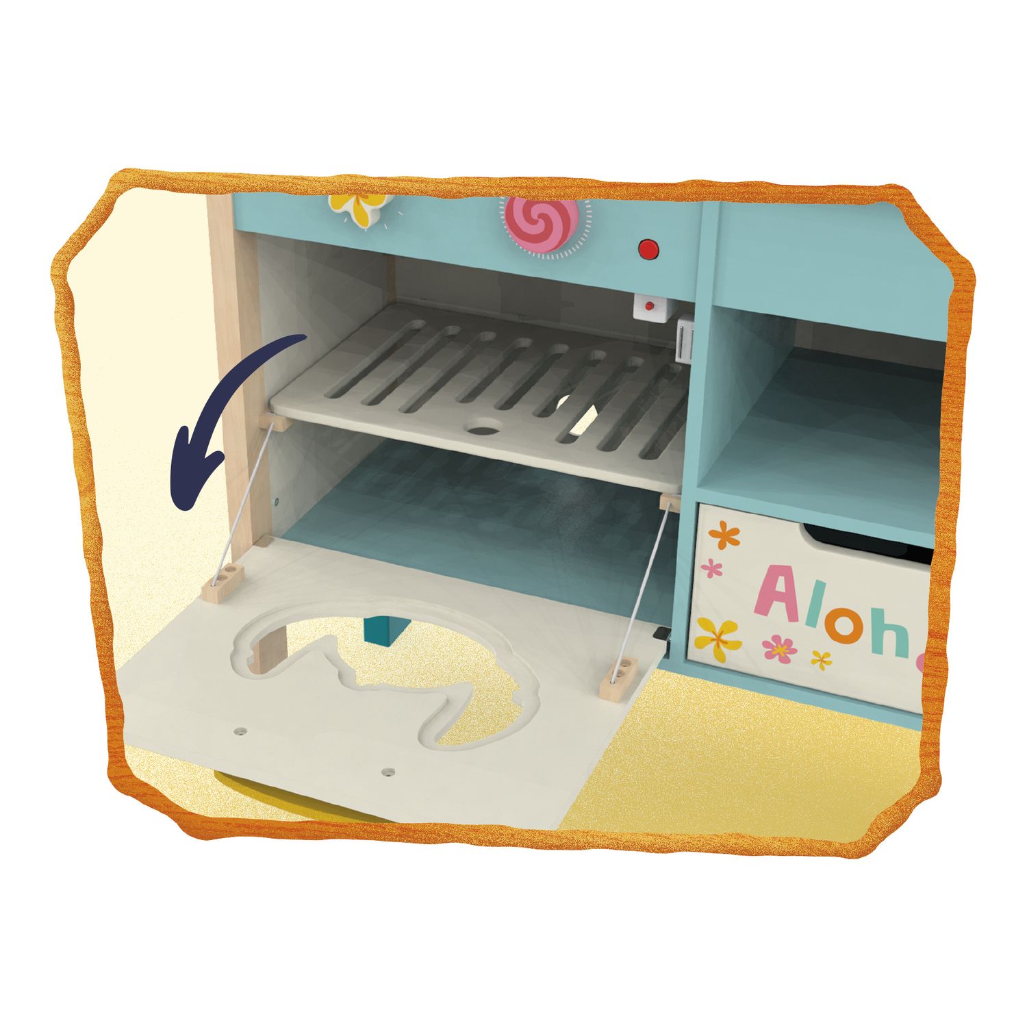 Cucina in legno Aloha, Disney Stitch - Disney Stitch