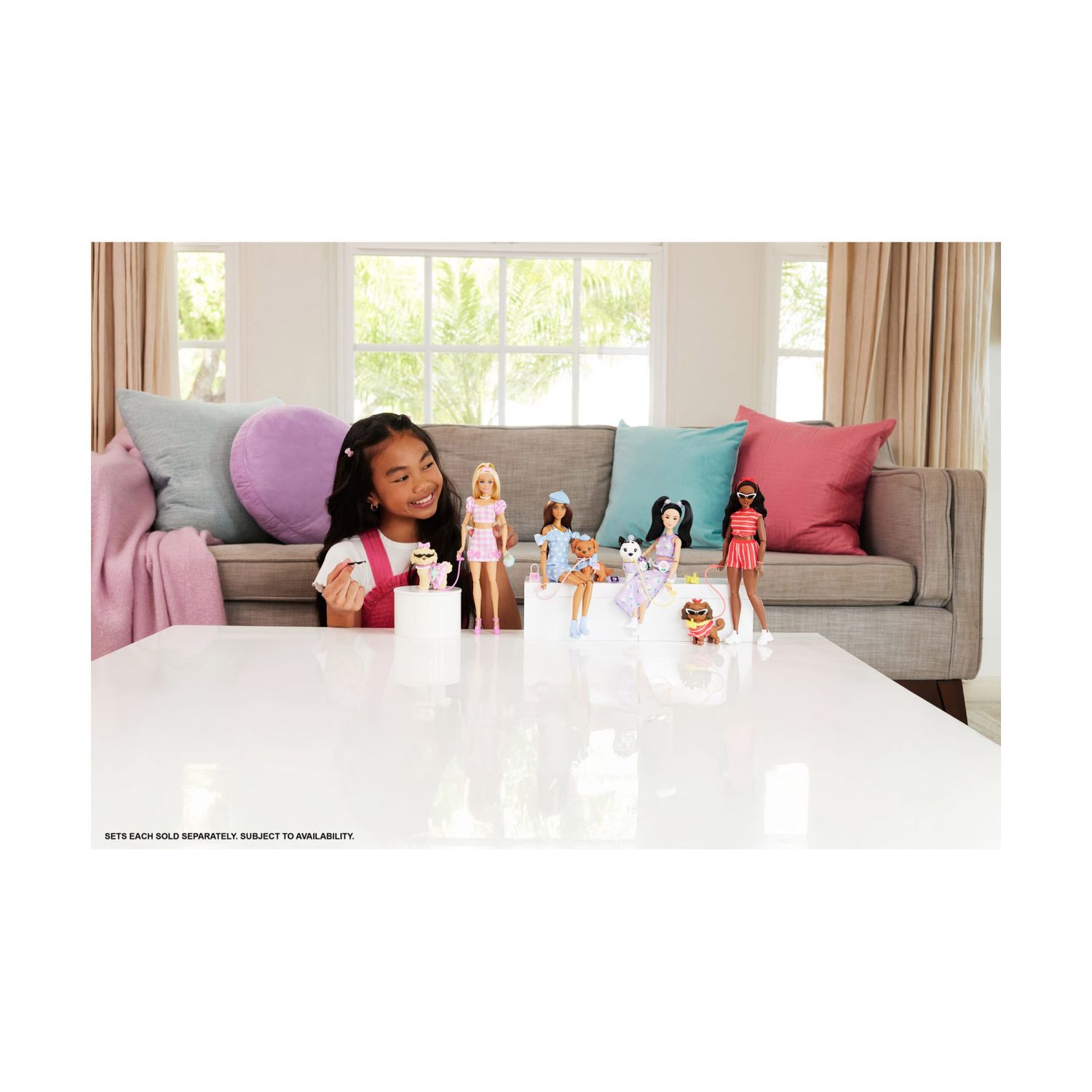 Barbie Cuccioli a Passeggio Azzurra - Barbie