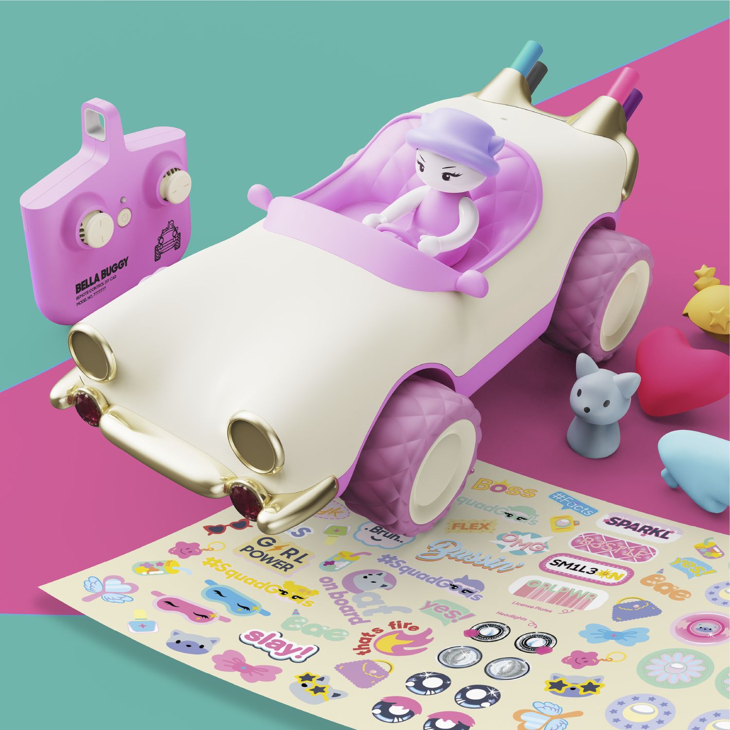 Auto TC Bella Buggy, personalizzabile con accessori e adesivi - Sharper Image