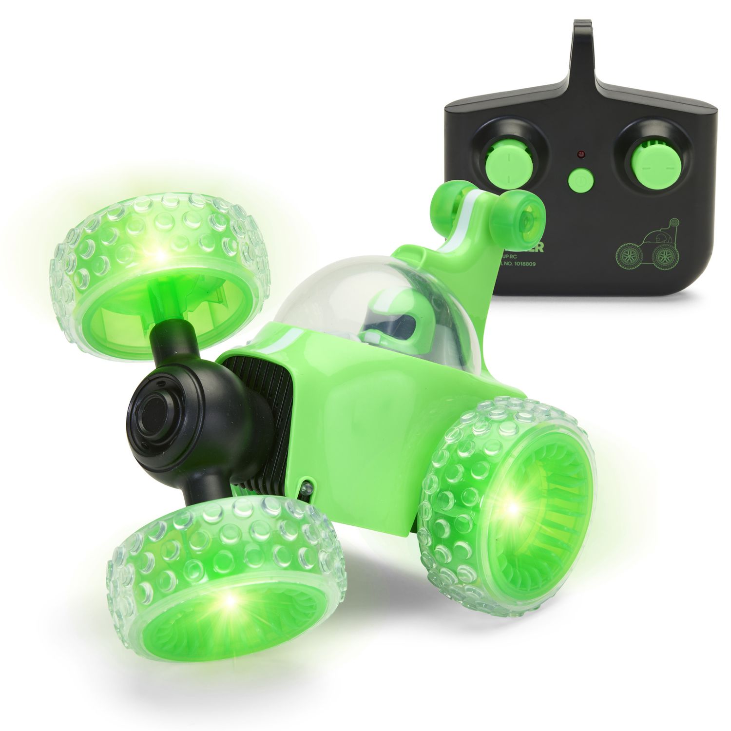 Auto acrobatica RC Wheelie Spinner, con LED Luminosi - Sharper Image