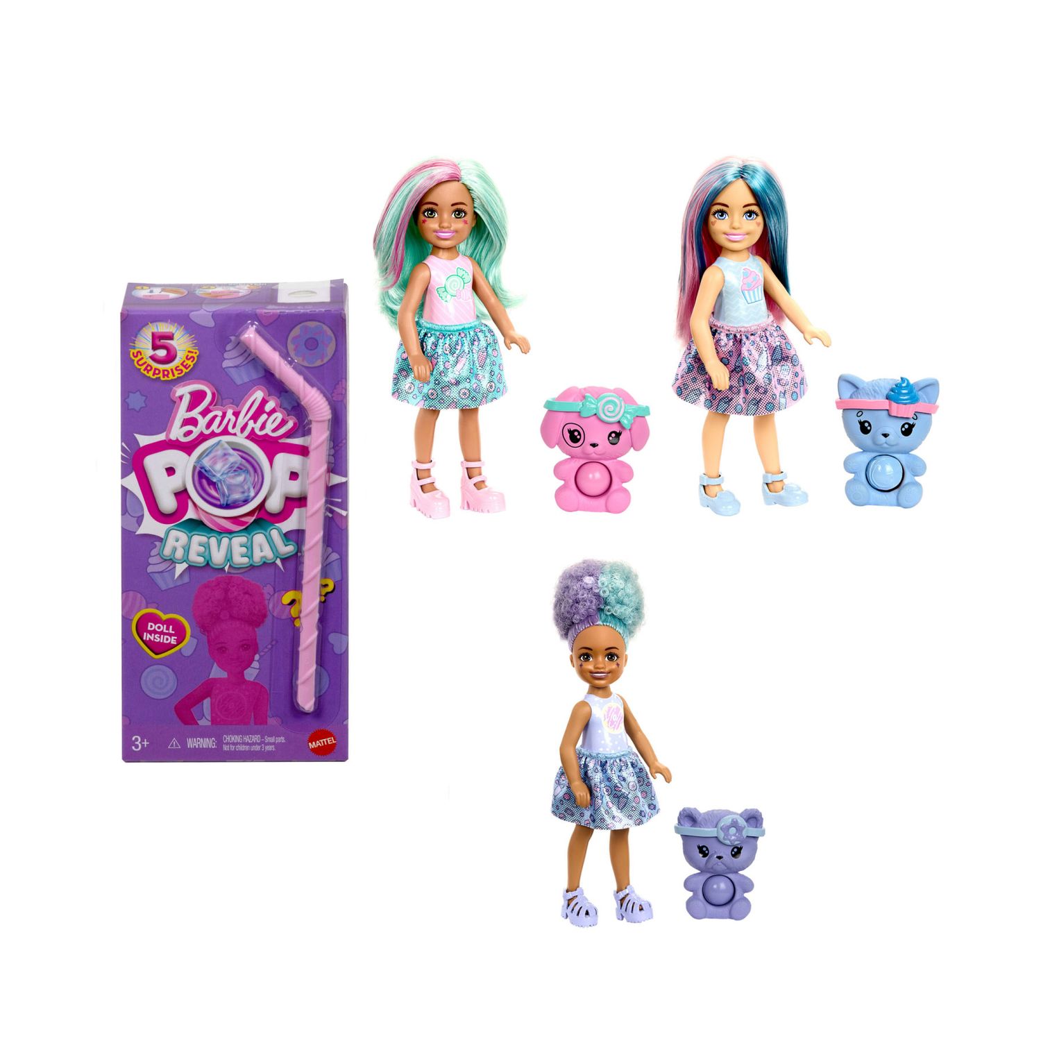 Chelsea Pop Reveal Serie Dolci Sorprese assortito - Barbie