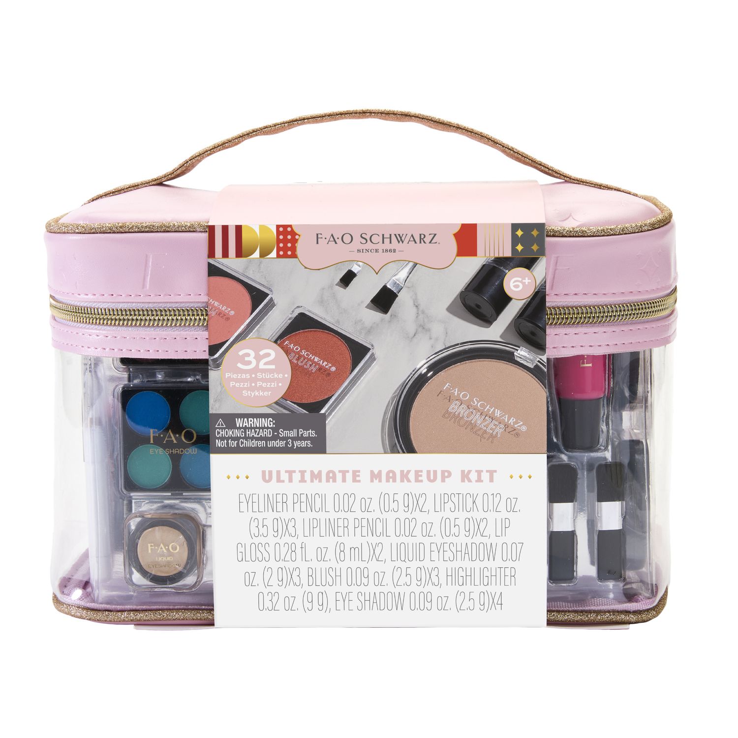 Kit Trucco Ultimate per Bambini, 30+ pezzi - FAO Schwarz