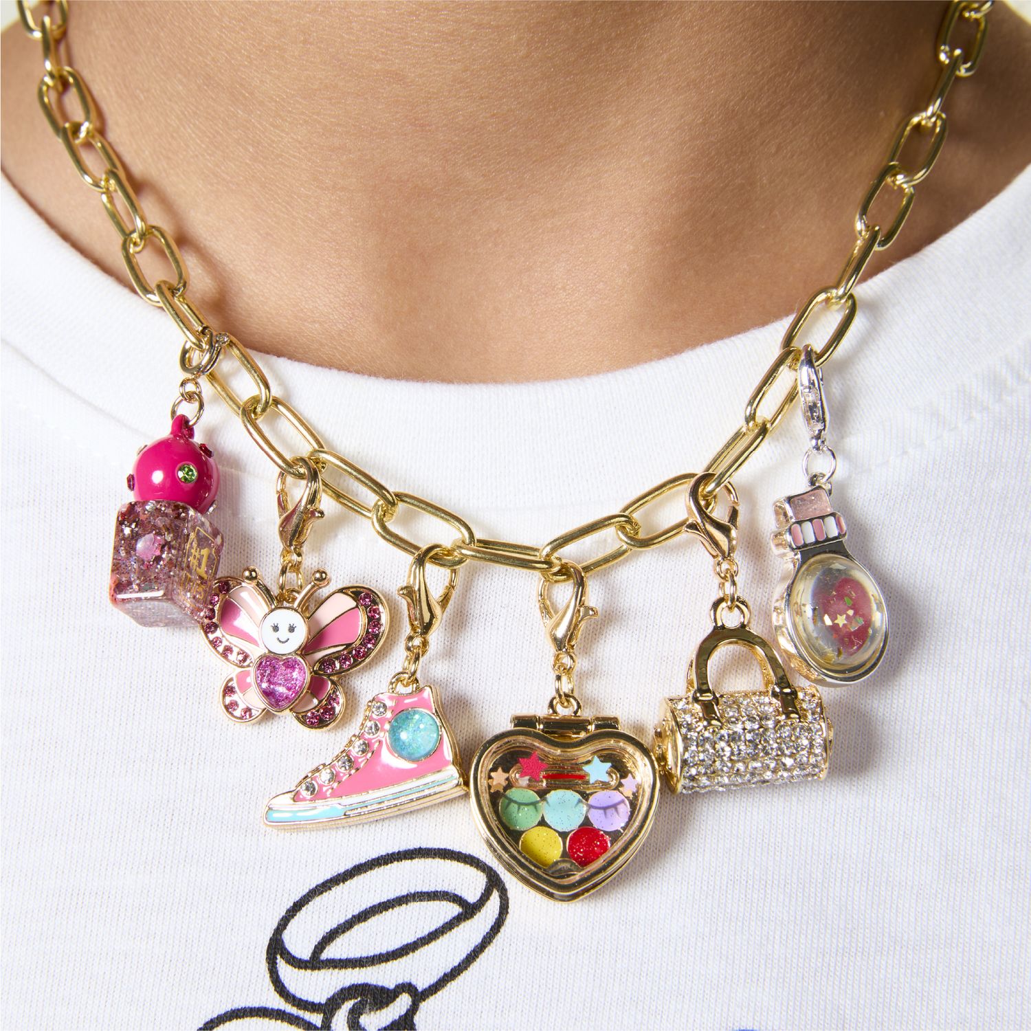 Collana in Oro con Ciondolo, Charm Squad - FAO Schwarz