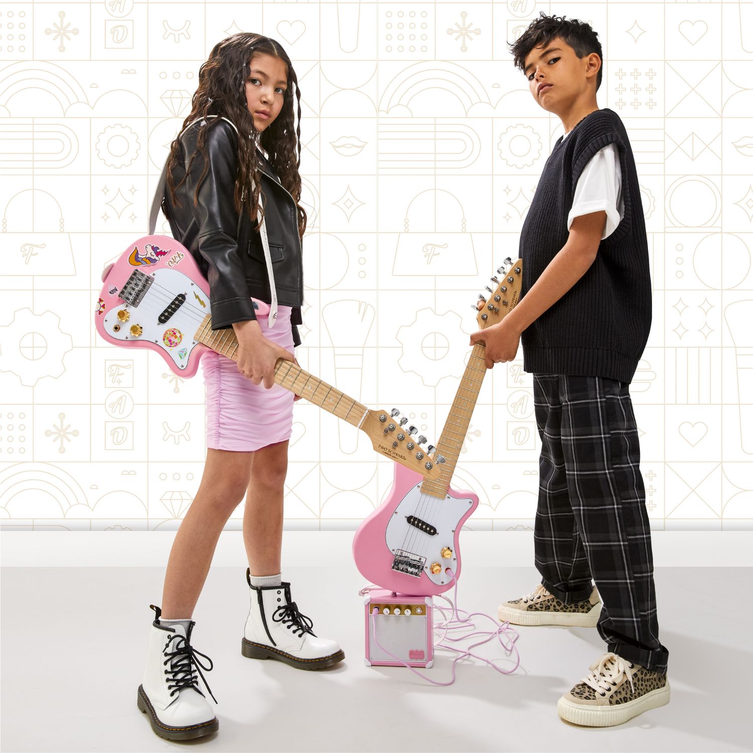 Chitarra Elettrica 3/4 Stage Stars, con Amplificatore - FAO Schwarz