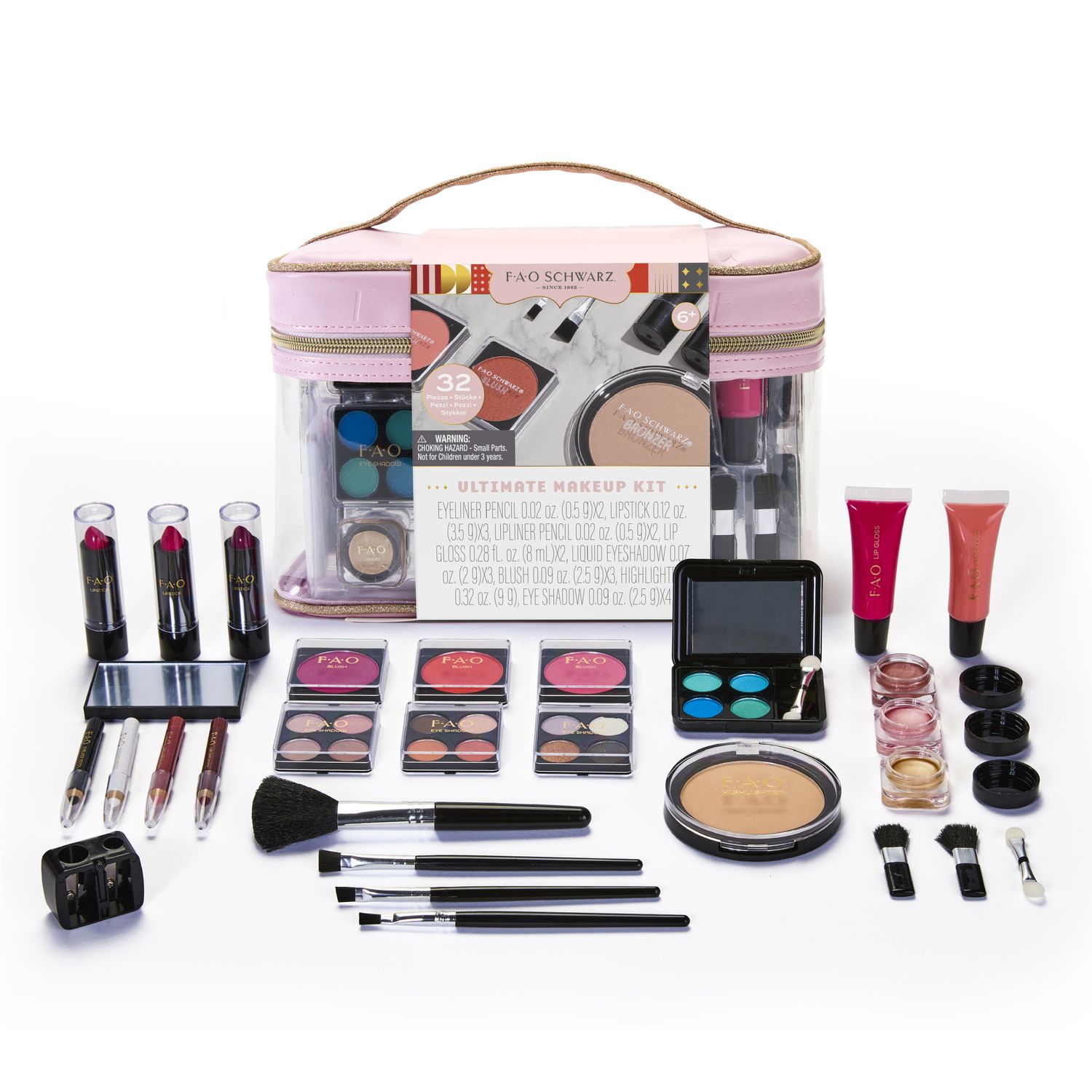 Kit Trucco Ultimate per Bambini, 30+ pezzi - FAO Schwarz