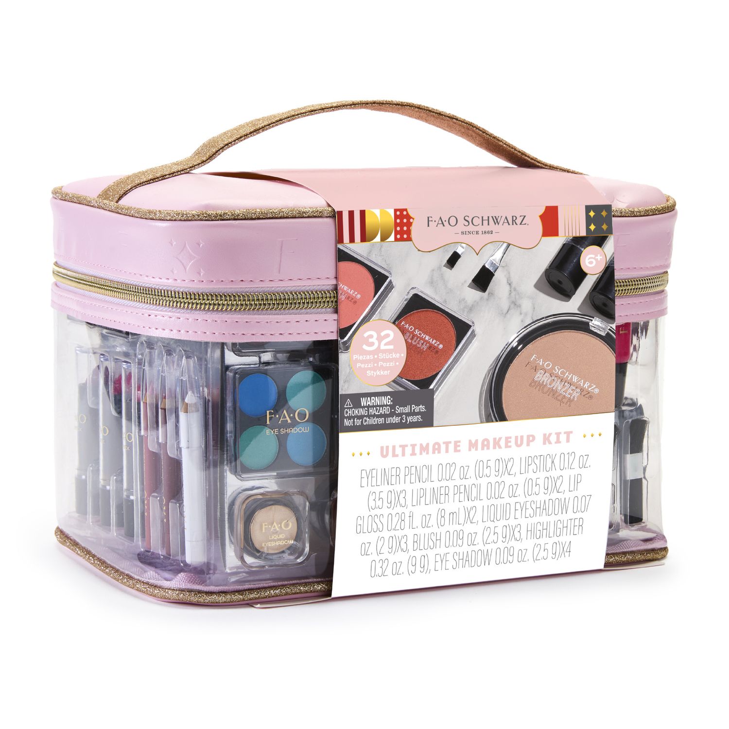Kit Trucco Ultimate per Bambini, 30+ pezzi - FAO Schwarz