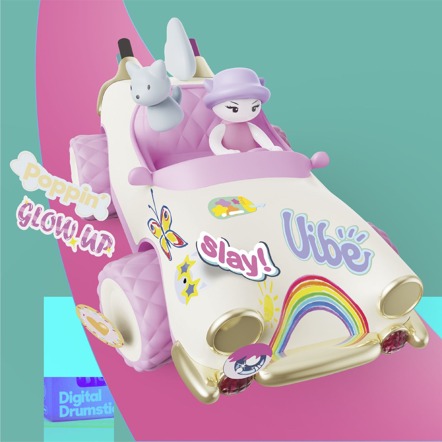 Auto TC Bella Buggy, personalizzabile con accessori e adesivi - Sharper Image