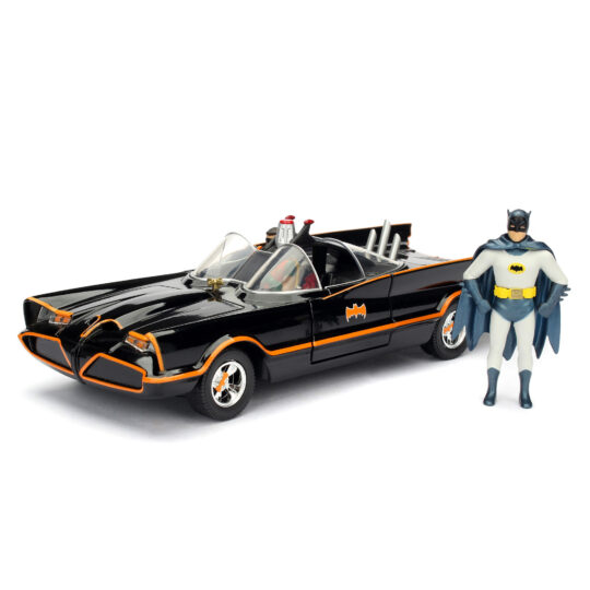 Batmobile classic 1966 scala 1:24 + personaggio batman - DC Comics, Jada