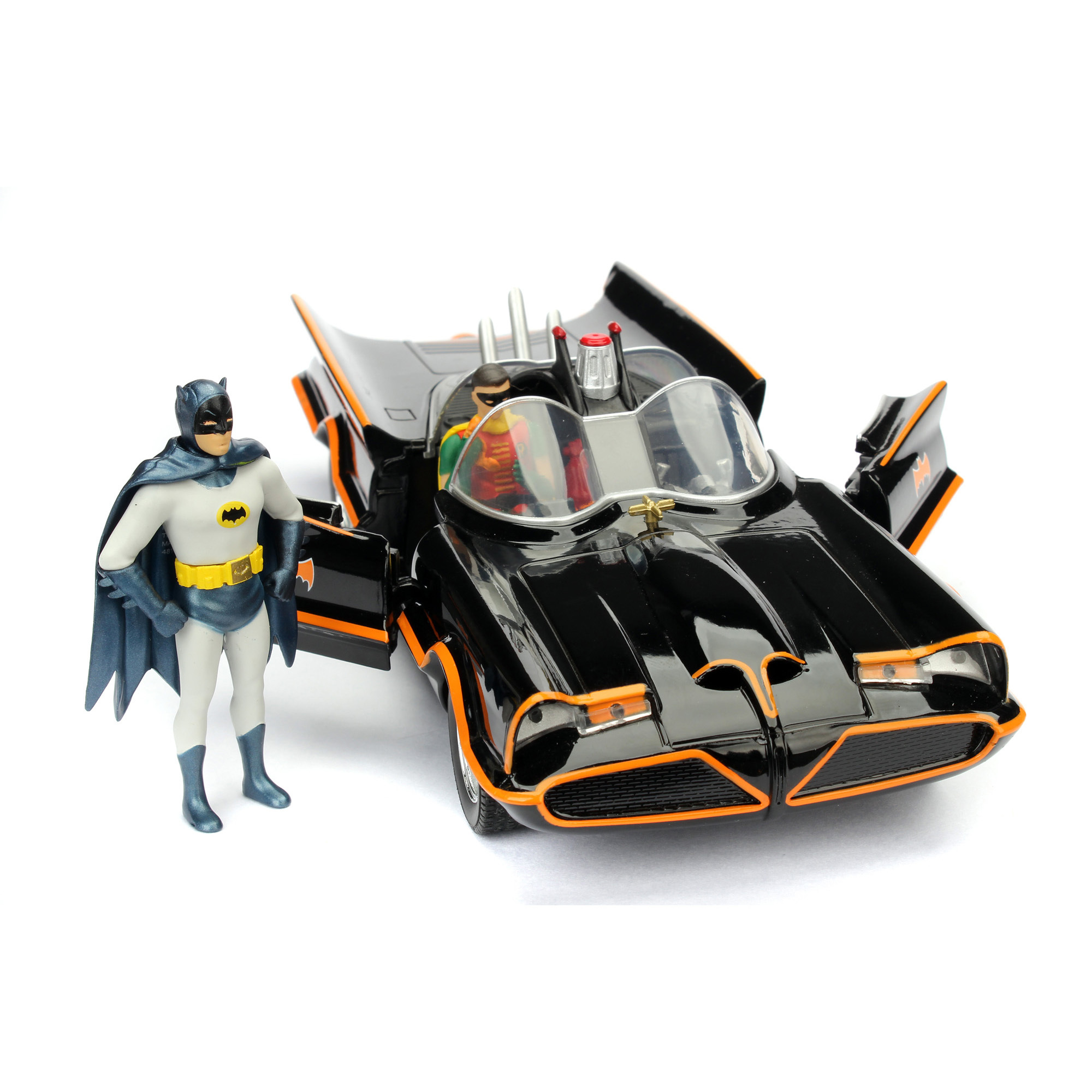 Batmobile classic 1966 scala 1:24 + personaggio batman - DC Comics, Jada