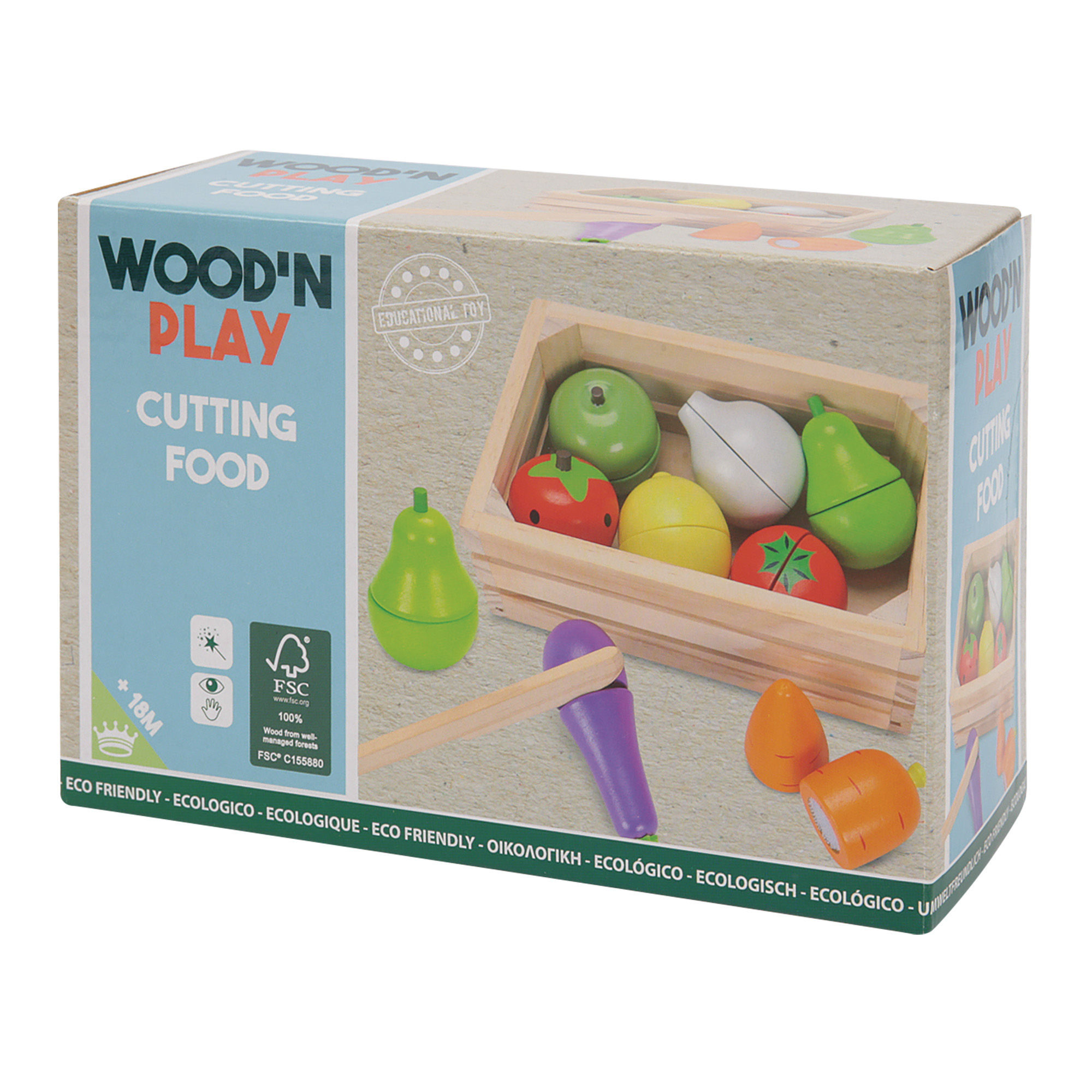 Frutta e verdura da tagliare Wood n' Play in Vendita Online