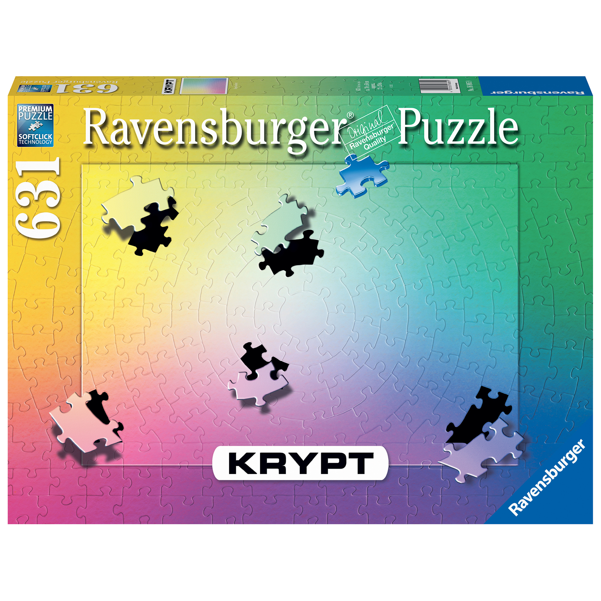 Ravensburger krypt puzzle gradient, 631 pezzi - Ravensburger