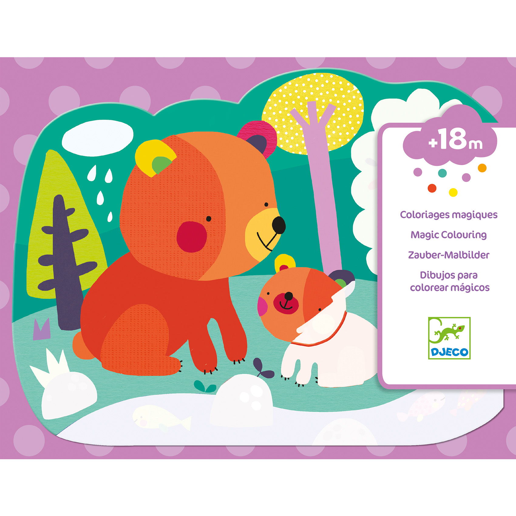 Kit per colorare hidden in the woods - Djeco