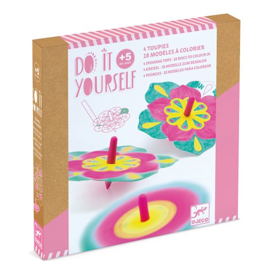 Kit per creare trottole Flowers - Djeco