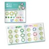 Kit artistico con 3 diversi specchi da decorare Pretty flowers - Djeco