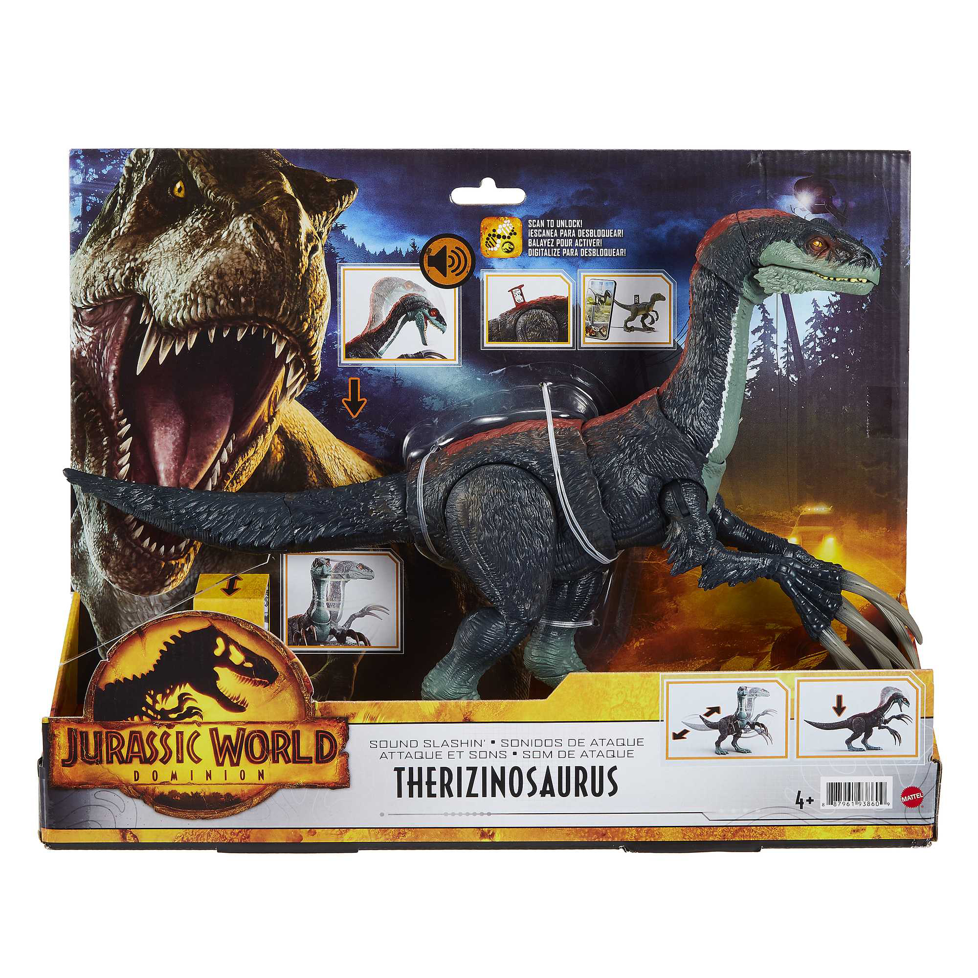 Jurassic World Dinosauro Therinosauro Attacco Tagliente - Jurassic World