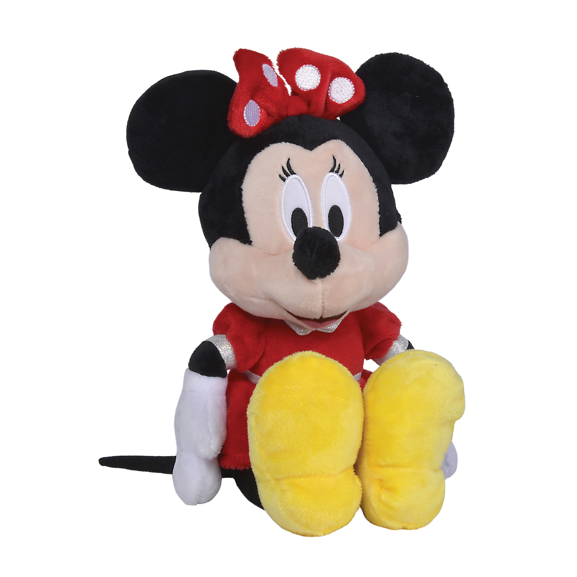 Peluche minnie abito rosso 35 cm - Disney