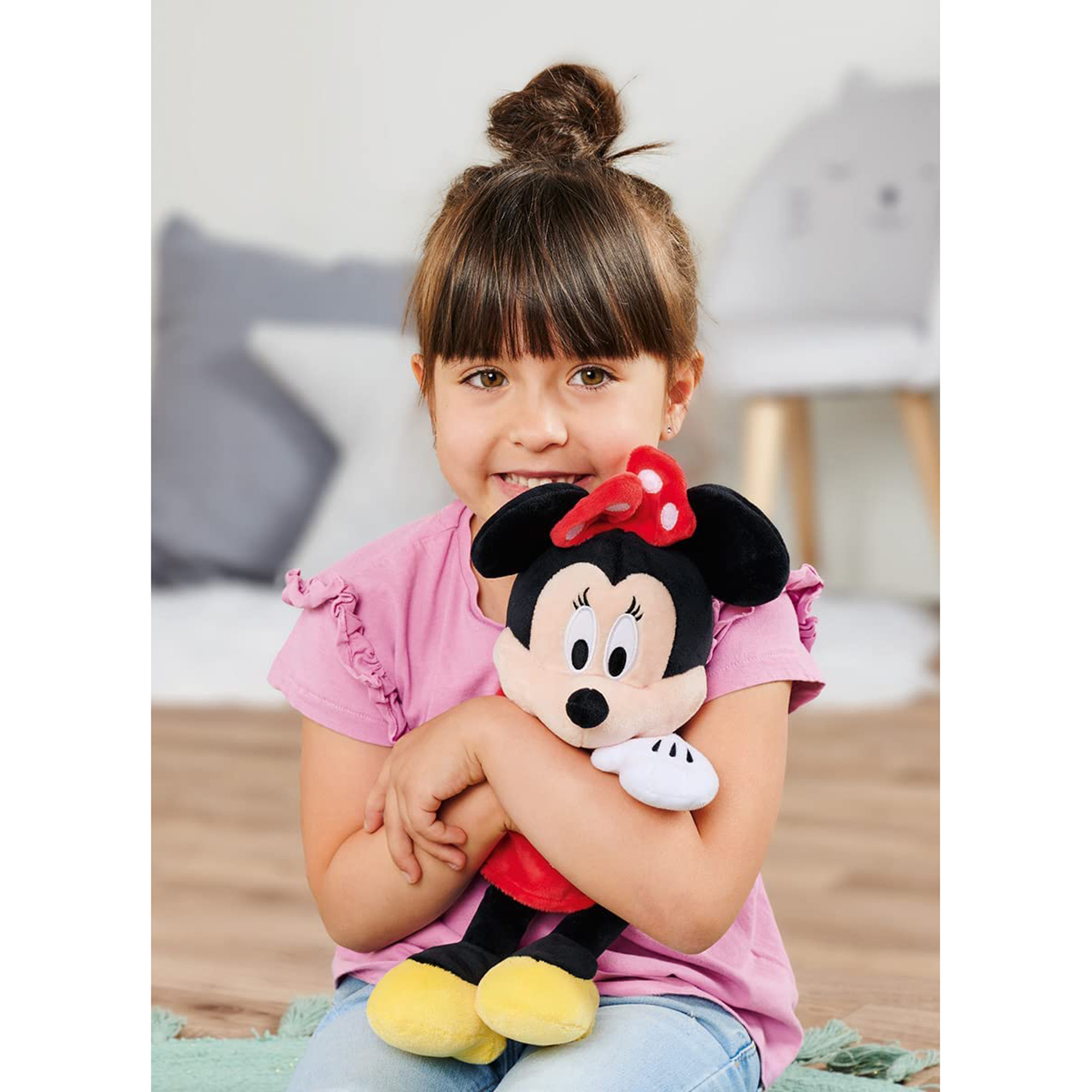 Peluche minnie abito rosso 35 cm - Disney