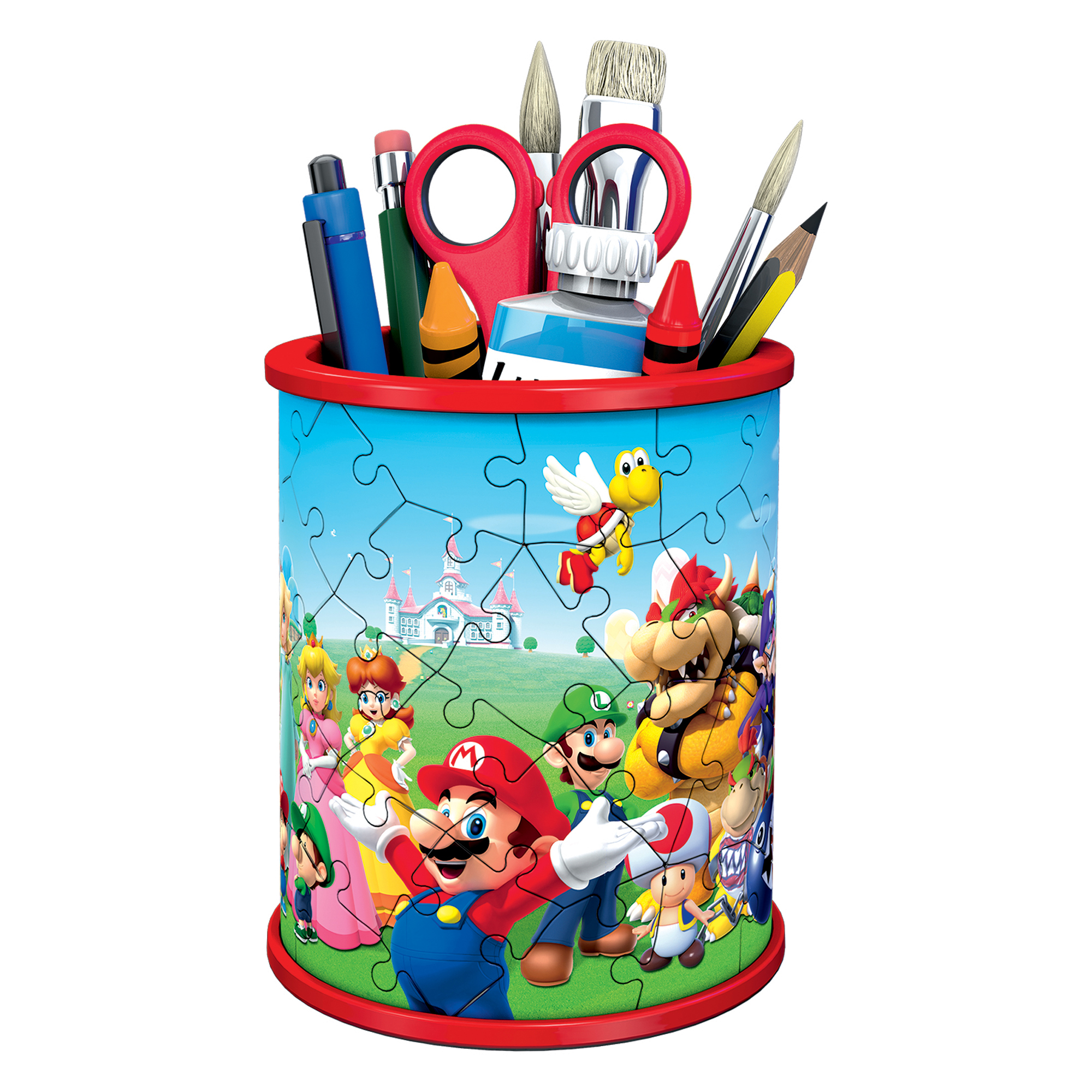Puzzle 3D Portapenne Super Mario, 54 pezzi - Ravensburger