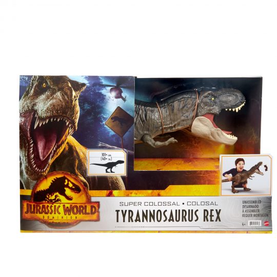 Jurassic World Dinosauro T Rex Super Colossale, lungo 91cm - Jurassic World