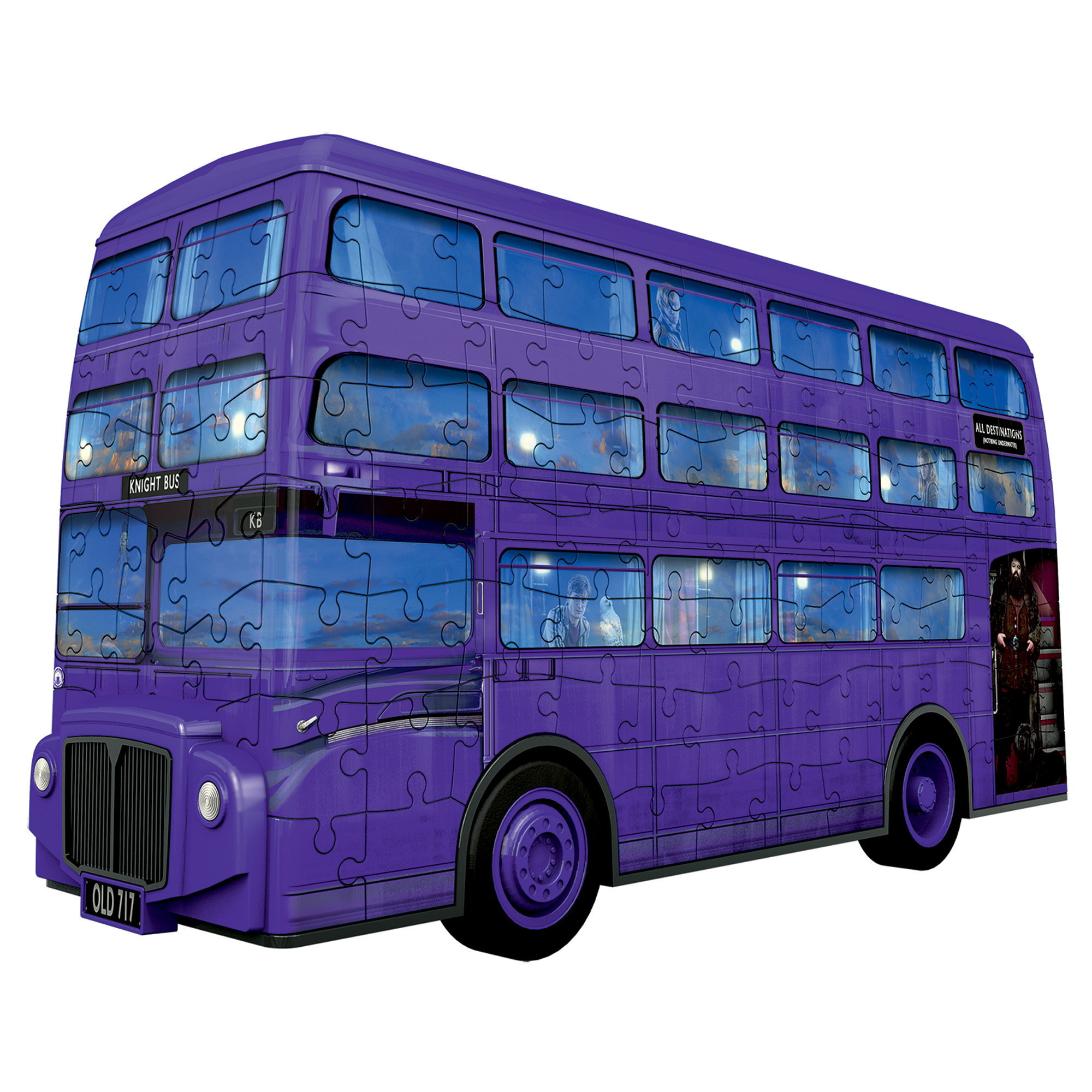 Ravensburger 3D puzzle Bus Nottetempo Harry Potter, 216 pezzi - Harry Potter, Ravensburger