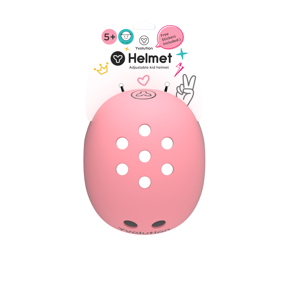 Casco regolabile Helmet Pink S - Yvolution