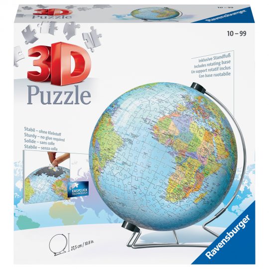 Ravensburger 3d puzzle globo, 540 pezzi - Ravensburger