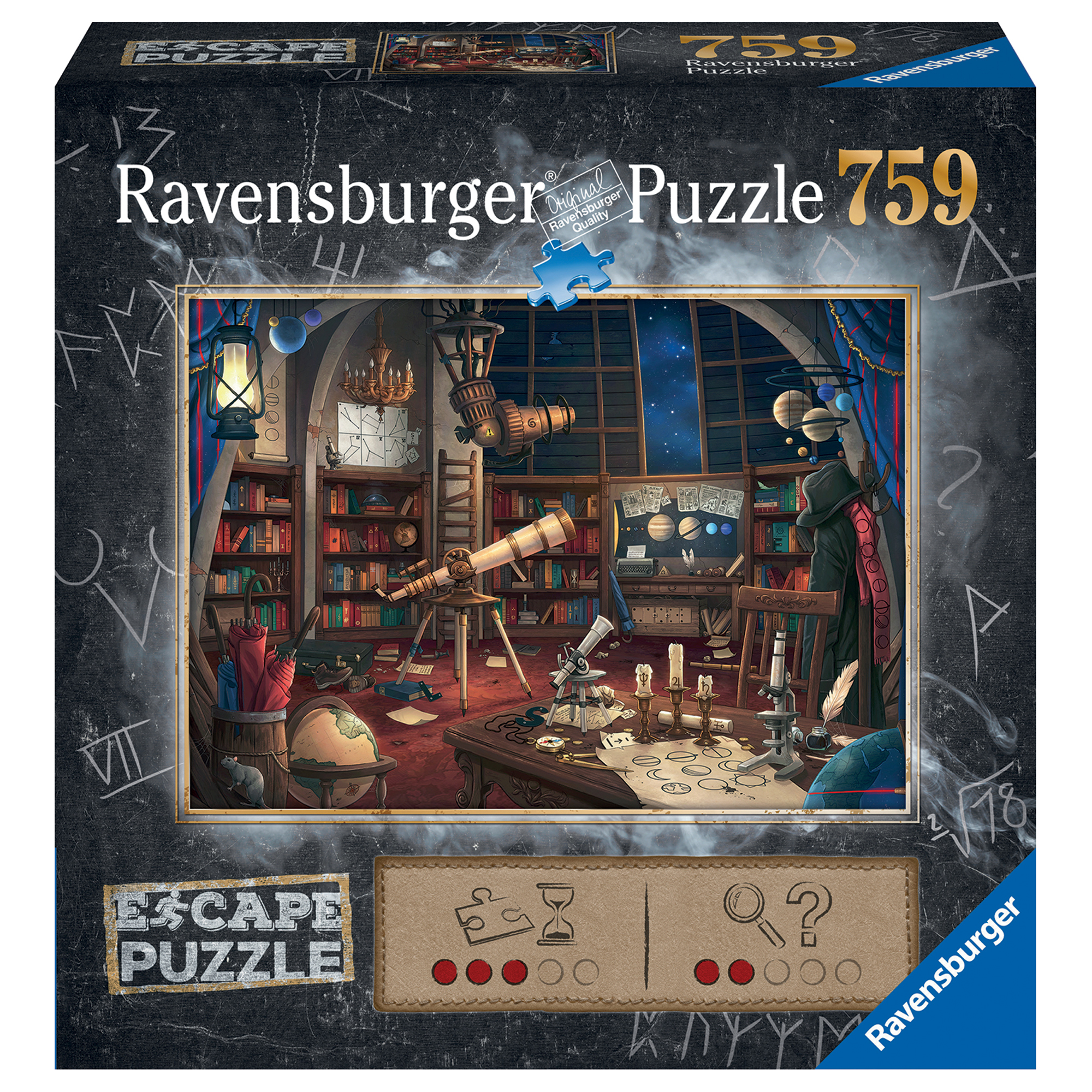 Ravensburger escape the puzzle l'osservatorio magico, 759 pezzi - Ravensburger