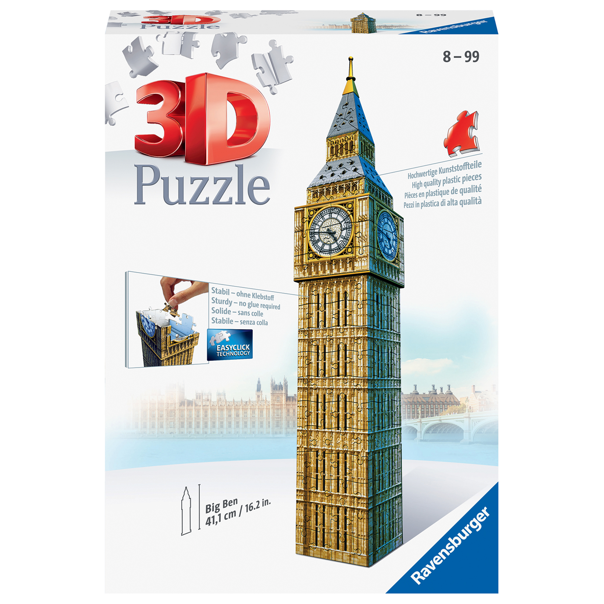 Puzzle 3D Big Ben Building Edition, 216 pezzi - Ravensburger
